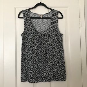 Banana Republic Black and White Top